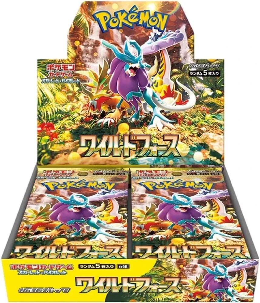 Japanese SV5k Booster Box Pokemon TCG Wild Force