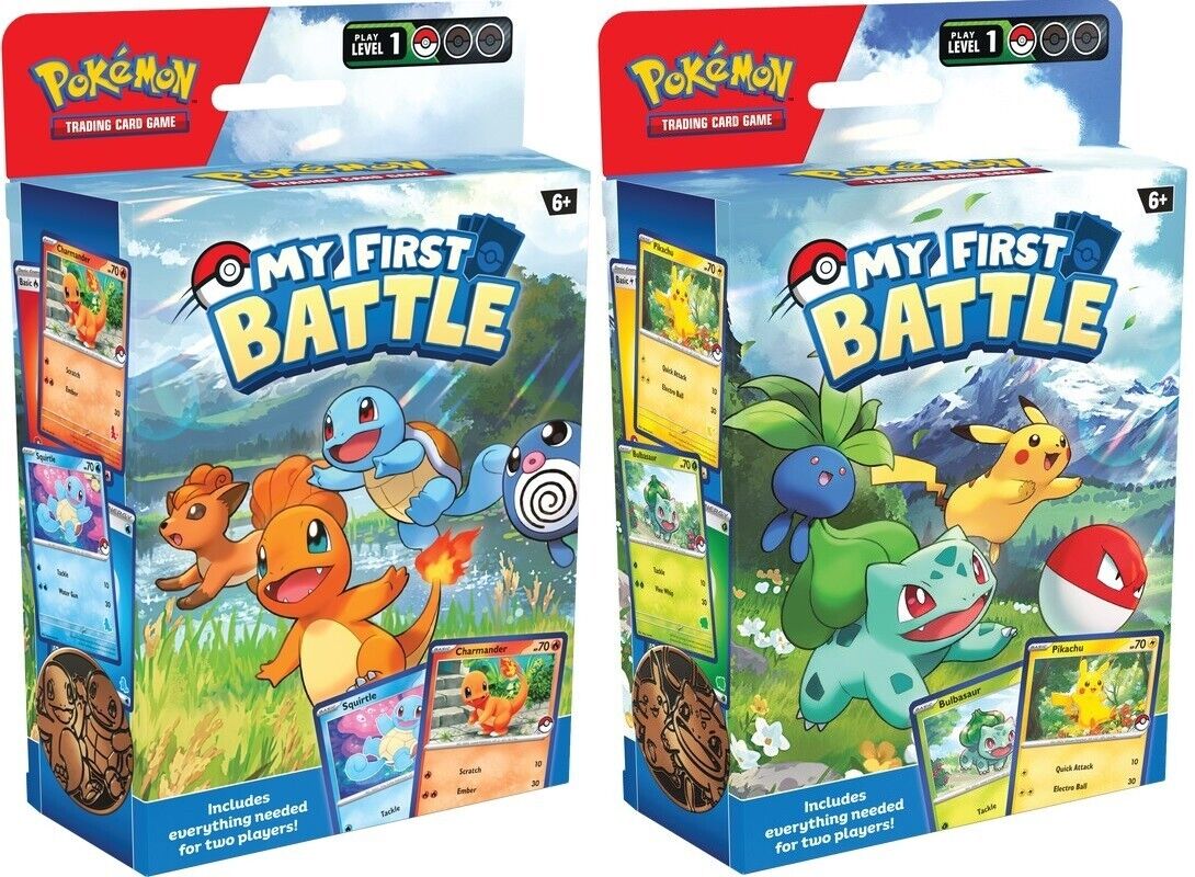 Pokemon -Set of 2- My First Battle Starter Decks